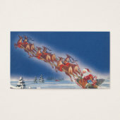 サンタ飛んでいるスレイwトナカイ (正面)