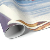 サンタ飛んでいるスレイwトナカイ ラッピングペーパー (ロールコーナー)