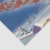 サンタ飛んでいるスレイwトナカイ 薄葉紙 (詳細)