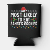 サンタ食べのクッキーが最も多い 缶クーラー (正面)