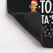 サンタ食べのCookieのクリスマスマッチ マウスパッド (コーナー)