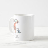 サンタ飲ウシールマグ コーヒーマグカップ (正面左)