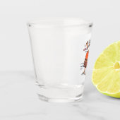 サンタ飲ホワイトショットグラス ショットグラス (左)