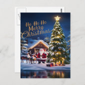 サンタ魔法ライドスルースノイ ポストカード (正面/裏面)