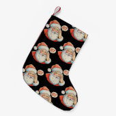 サンタ６７ ６ ７ ６７ クリスマス おもしろ クリスマスミーム スモールクリスマスストッキング (正面 (吊り時))