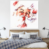 サンタ023 キャンバスプリント (インサイチュ (寝室))