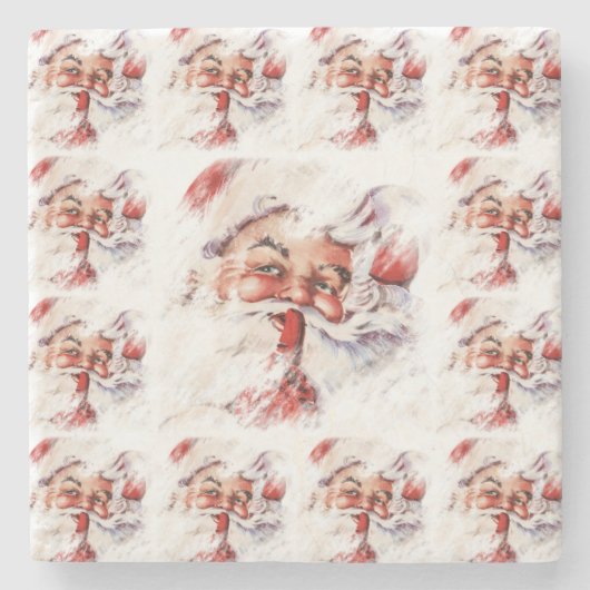 サンタ024 ストーンコースター (正面)