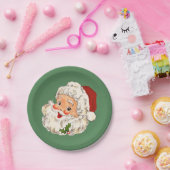 サンタ1号 ペーパープレート (パーティー)