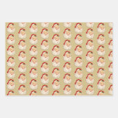 サンタ2号包装紙 ラッピングペーパーシート (正面)