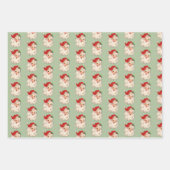 サンタ3号包装紙 ラッピングペーパーシート (正面)