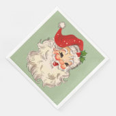 サンタ3号紙ディナーナプキンズ (コーナー)