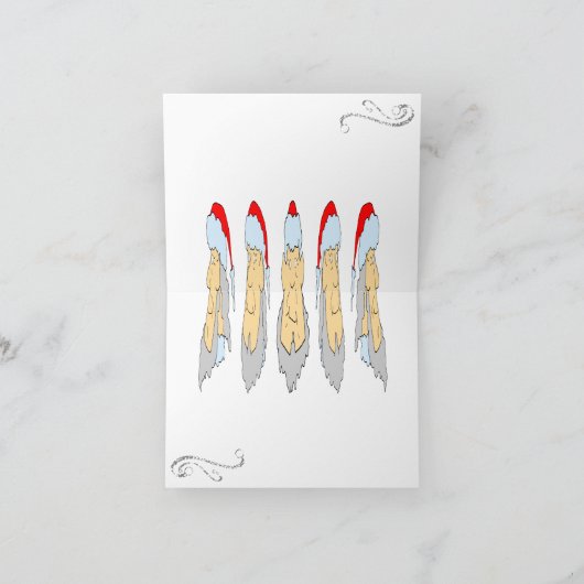 サンタ313 シーズンカード (内部)