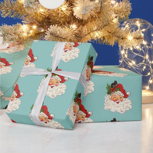 サンタ5ラッピング紙 ラッピングペーパー (クリスマス)