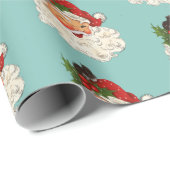 サンタ5ラッピング紙 ラッピングペーパー (ロールコーナー)