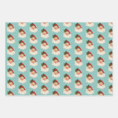 サンタ5号包装紙 ラッピングペーパーシート (正面)