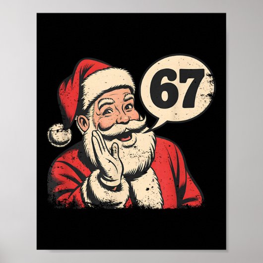 サンタ67クリスマスシックスセブンメメ ポスター (正面)