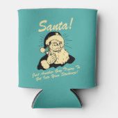 サンタ！あなたのストッキング 缶クーラー (正面)