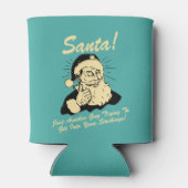 サンタ！あなたのストッキング 缶クーラー (裏面)