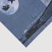 サンタ、そり、F-16ジェット機と赤い二面式クリスマス 薄葉紙 (詳細)