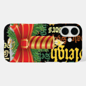 サンタ よい1日を、そしてよりよい夜を.jpg Case-Mate iPhoneケース (裏面 (横))