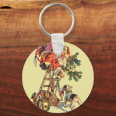 サンタ・アップ・ザ・ラダー キーホルダー (正面)