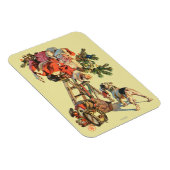 サンタ・アップ・ザ・ラダー マグネット (右側)