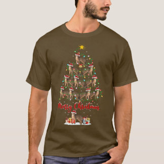 サンタ・アビシニアン・クリスチムにマッチするアビシニアンの恋人 Tシャツ
