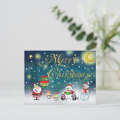 サンタ・アンダーヴァン・ゴッホの星空の夜 シーズンポストカード (スタンド正面)