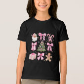 「サンタ・アンド・恐竜魔法」 トライブレンドTシャツ (正面)