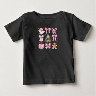 「サンタ・アンド・恐竜魔法」 ベビーTシャツ