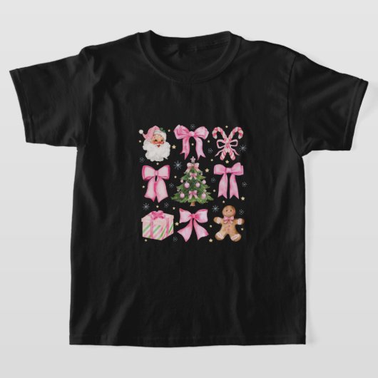 「サンタ・アンド・恐竜魔法」 Tシャツ (レイダウン)