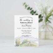 サンタ・イネズ・ヴィンヤード ワインカントリー・ウォーターカラー 招待状 (スタンド正面)