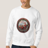 サンタ・インズ・スリー スウェットシャツ (正面)