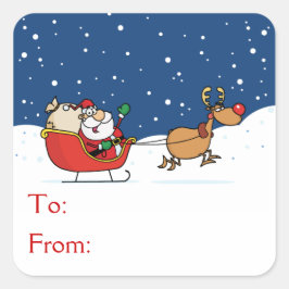 サンタ・インズ・スリー スクエアシール