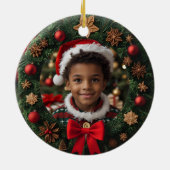 サンタ・インズ・スリー セラミックオーナメント (裏面)