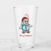 サンタ・イン・サンダル タンブラーグラス (裏面)