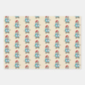 サンタ・イン・サンダル ラッピングペーパーシート (正面2)