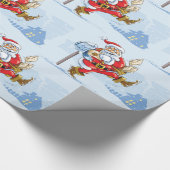 サンタ・イン・ザ・スノー ラッピングペーパー (角)