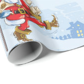 サンタ・イン・ザ・スノー ラッピングペーパー (ロールコーナー)