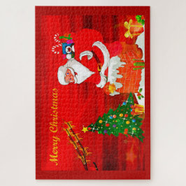 サンタ・イン・ザ・チムニー ジグソーパズル