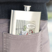 サンタ・イン・ジェイルステンレススチールフラスコ フラスク (インサイチュ)