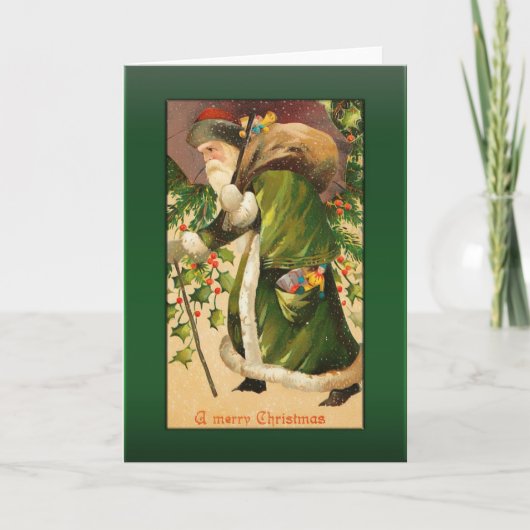 サンタ・イン・スノーグリーティング シーズンカード (正面)