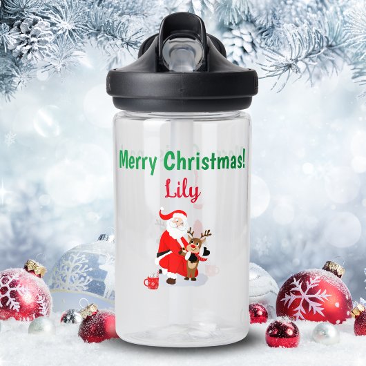 サンタ・イン・ノース・ポールとルドルフ ウォーターボトル