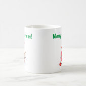 サンタ・イン・ノース・ポールとルドルフ コーヒーマグカップ (中央)