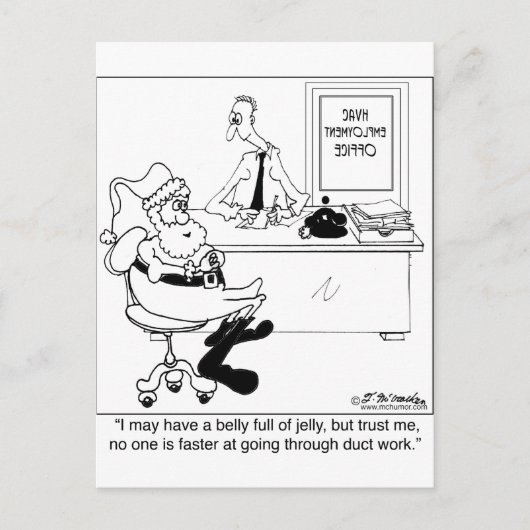 サンタ・イン・暖房・空輸 シーズンポストカード (正面)