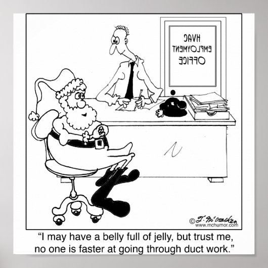 サンタ・イン・暖房・空輸 ポスター (正面)