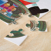 サンタ・ウィズ・トレイン ジグソーパズル (側面)