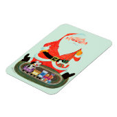 サンタ・ウィズ・トレイン マグネット (左側)