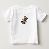 サンタ・ウッディと彼のトナカイのクリスマスアニメ ベビーTシャツ (裏面)