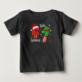 サンタ＆エルフの67 ベビーTシャツ